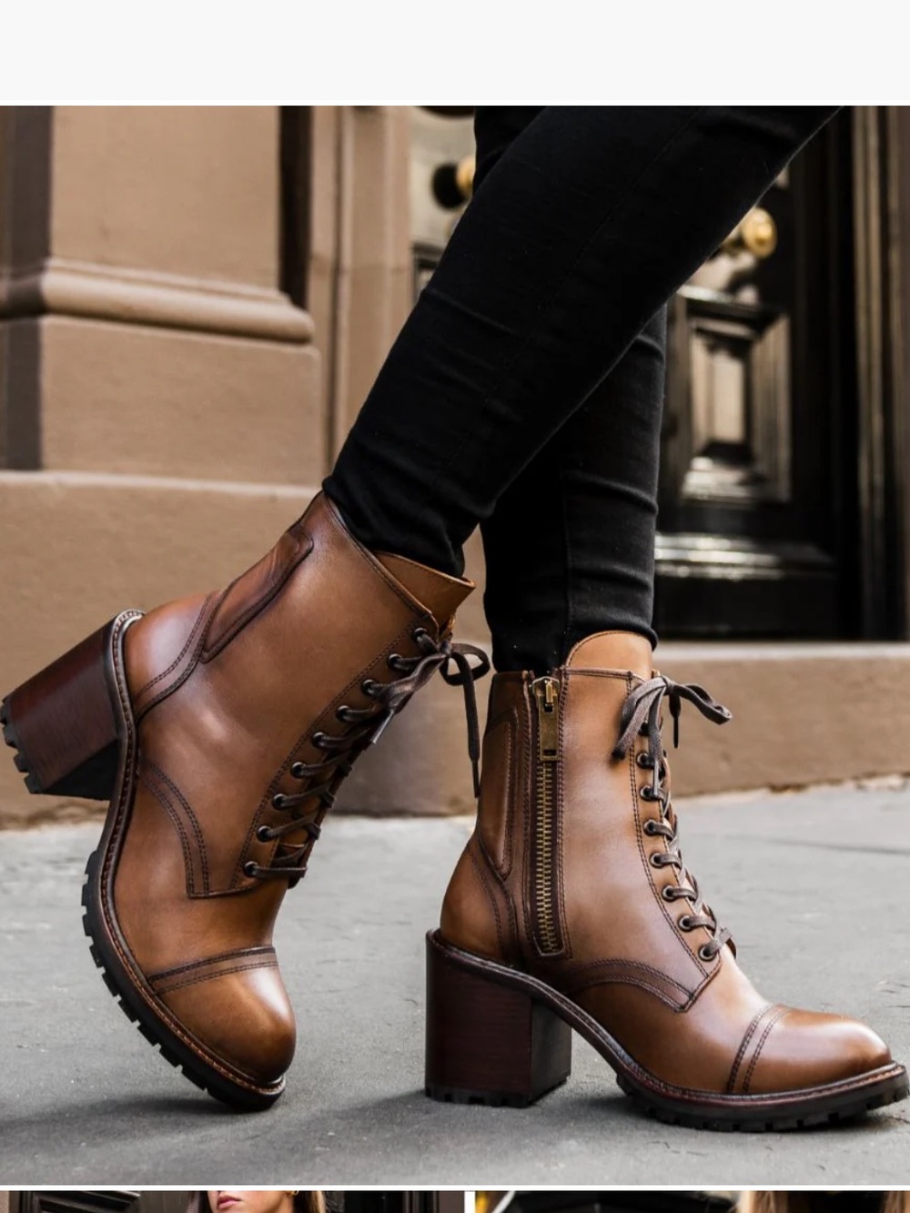 Thursday Boot Co. Rebel Leather Heeled Boots